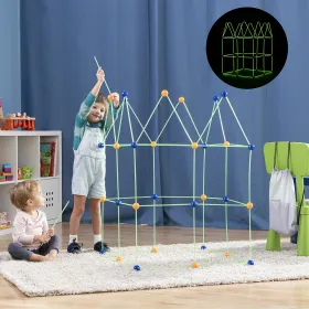Children’s Fort Building Kit Archikitt InnovaGoods 85 Pieces