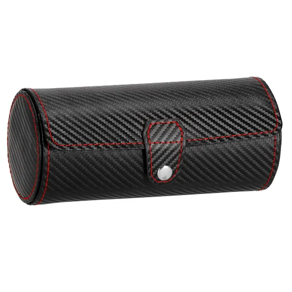 Kellolaatikko Springos HA1064, musta hiilikuitu, järjestelijä 2 lokerolla