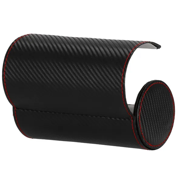 Шкатулка для часов Springos HA1064, черный карбон, органайзер с 2 отделениями