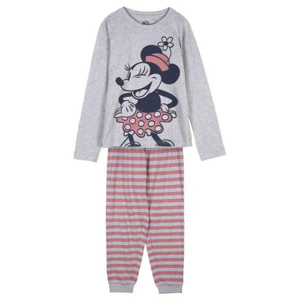 Pyjamat Lasten Minnie Mouse Harmaa