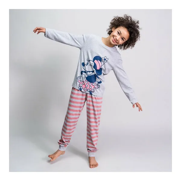 Pyjamat Lasten Minnie Mouse Harmaa