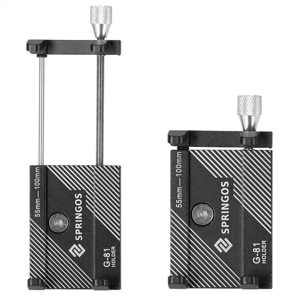 Dviračio telefono laikiklis Springos BA0059 aliuminis