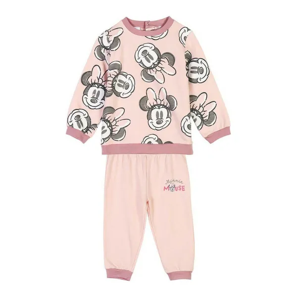Bērnu Sporta Tērps Minnie Mouse Rozā Okers