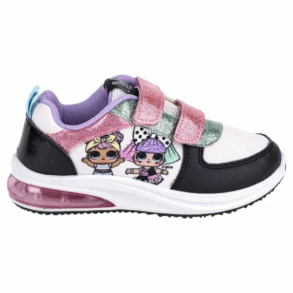 Sporta apavi ar LED LOL Surprise! Melns Velcro