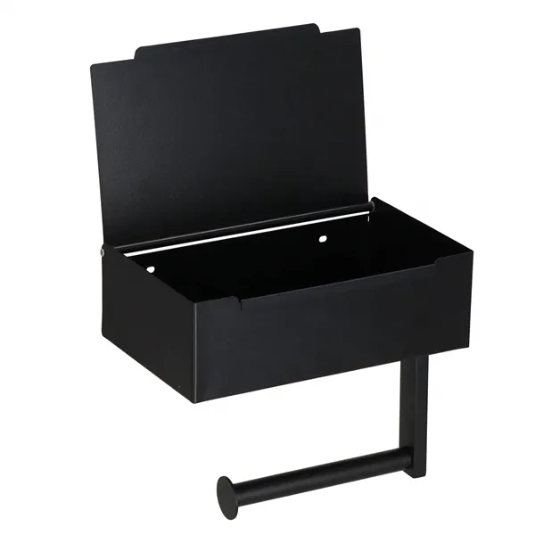 Tualetes papīra turētājs ar plauktu Springos HA7331