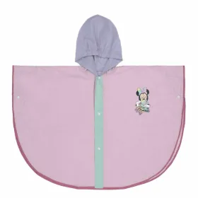 Vedenpitävä Poncho Hupulla Minnie Mouse Liila
