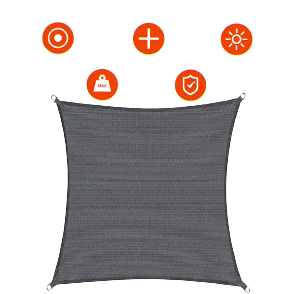 Saules bura Springos SN1061 4 x 4m tumši pelēka