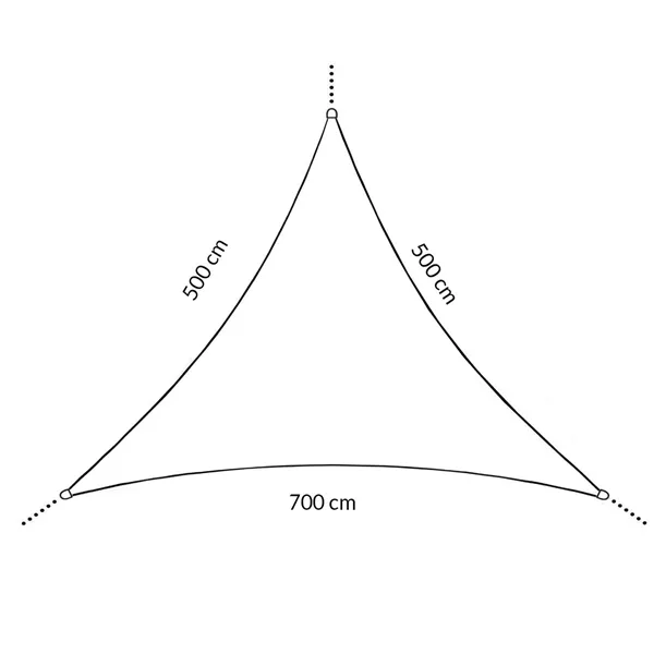 Aurinkopurje Springos SN1054 7 x 5 x 5 m harmaa