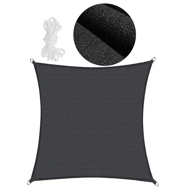 Aurinkopurje Springos SN1060 4 x 4m tummaa grafiittia