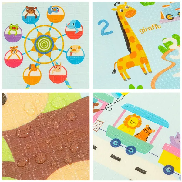 Vaikiškas putplasčio kilimėlis Springos KM0004 150x200cm