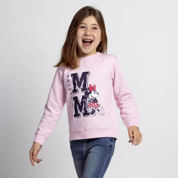 Džemperis Meitenēm Bez Kapuces Minnie Mouse Rozā