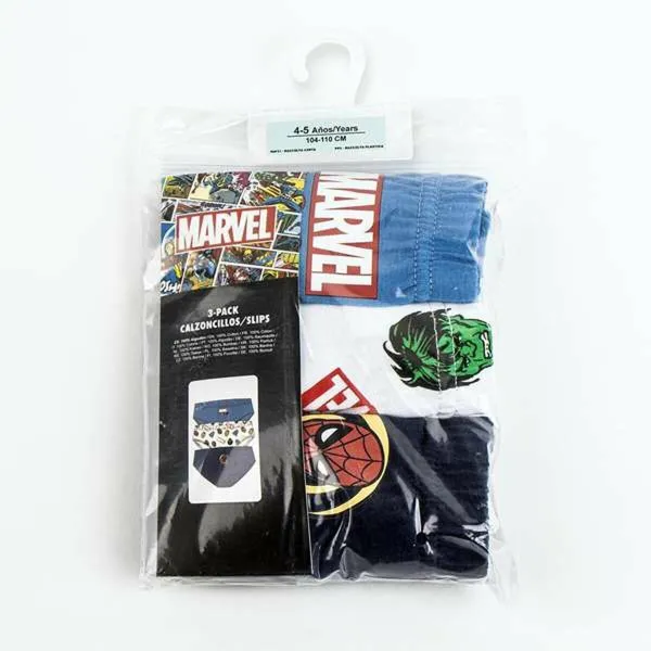 Apakšbiksīšu komplekts Marvel Daudzkrāsains
