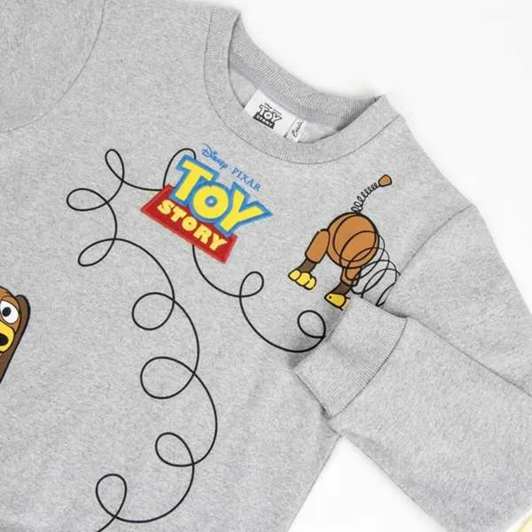 Vaikiškas džemperis be gobtuvo Toy Story Pilka