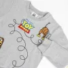 Lasten huputon collegepaita Toy Story Harmaa