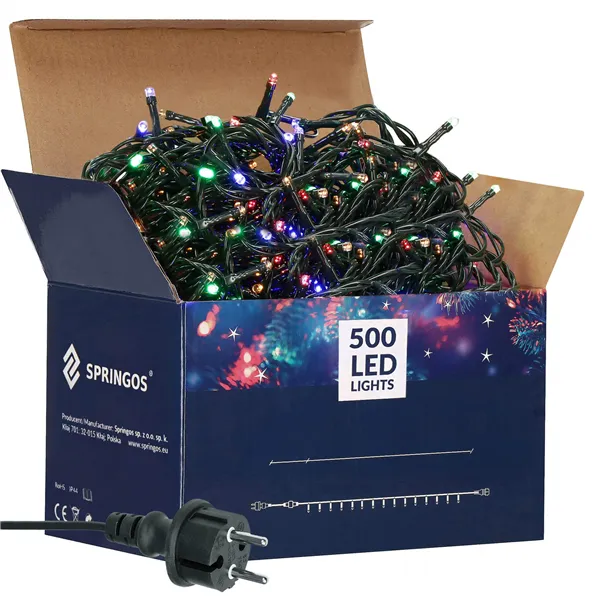 Joulukoristevalot Springos CL0526 500 LED