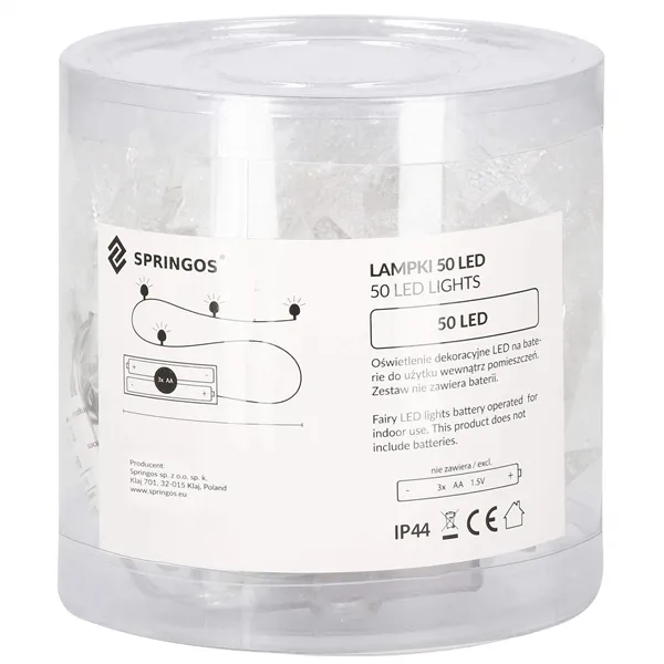 Joulukoristevalot Springos CL0179, 50 LED