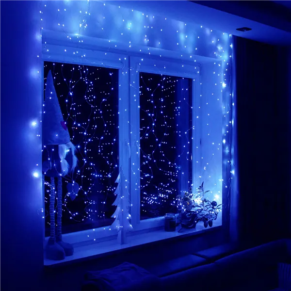 Joulun LED-verholamput Springos CL4024, 300 LED