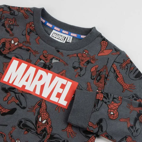 Толстовка без капюшона детская Spider-Man Бежевый