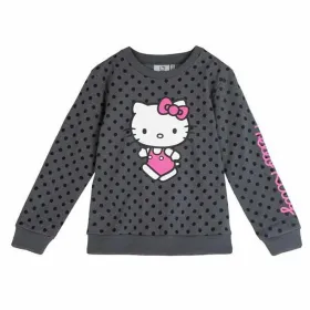 Džemperis Meitenēm Bez Kapuces Hello Kitty Tumši pelēks