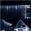Springos CL4038 LED-sadevesi verho 300 LED, kylmä valkoinen