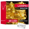 Kalėdų eglutės lemputės 20 LED mikro laidai, maitinamos baterijomis