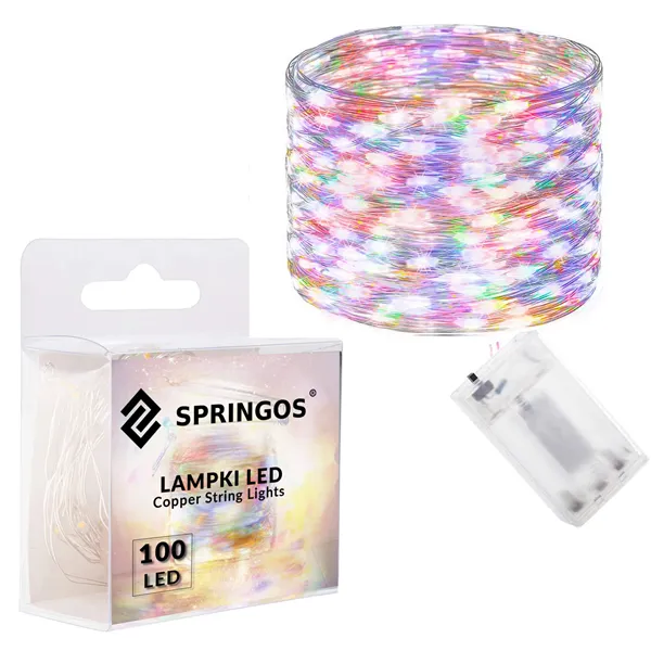 Jouluvalot Springos CL0021, 100 LED-lamppua
