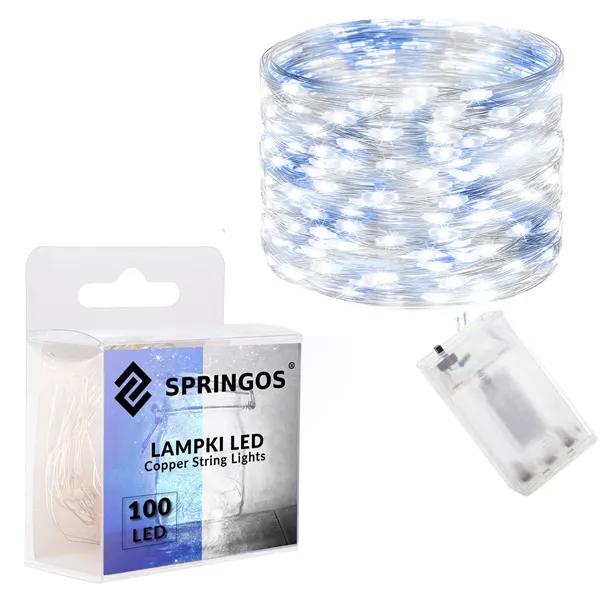 Ziemassvētku lampiņas Springos CL0022 100 Led