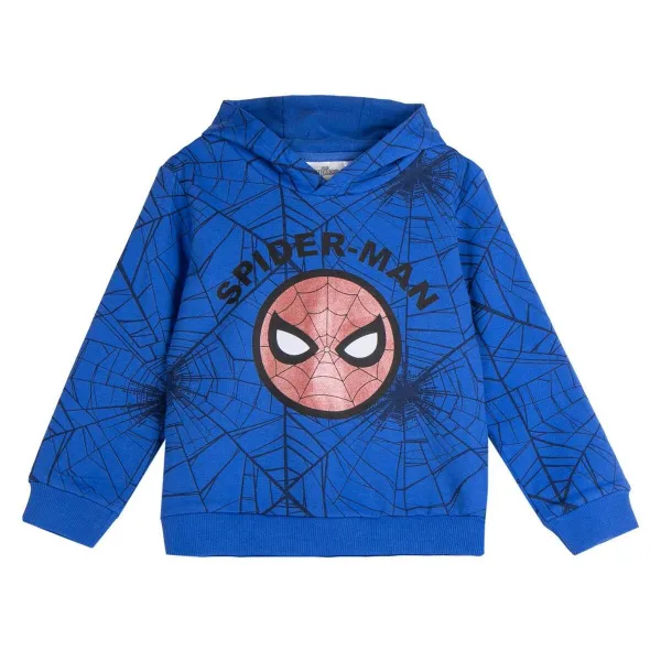 Bērnu Sporta Krekls ar Kapuci Spider-Man Zils