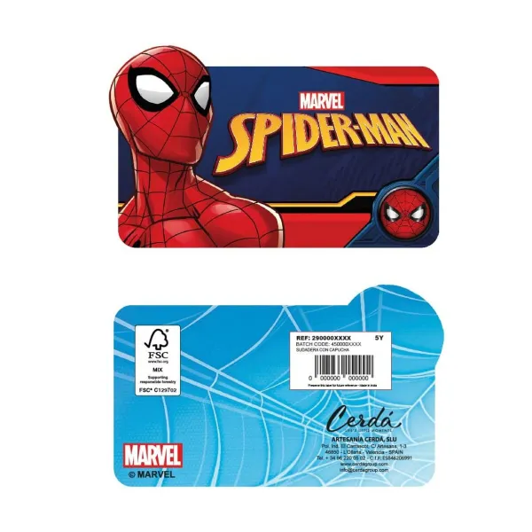 Bērnu Sporta Krekls ar Kapuci Spider-Man Zils