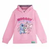 Hooded Sweatshirt for Girls Stitch Pink