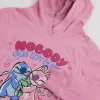 Džemperis Meitenēm ar Kapuci Stitch Rozā