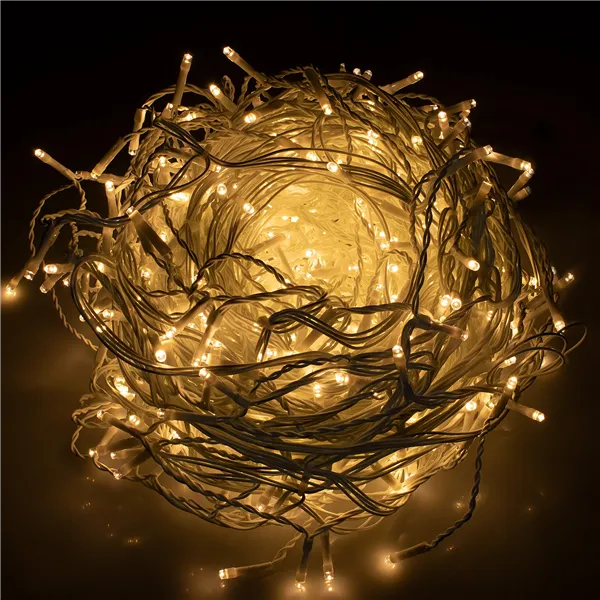 Valoverho 200 LED-seppele, sisä- ja ulkokäyttöön, jääpuikkovalot, lämmin valkoinen