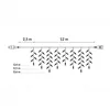 CL0303 Lāstes aizkars Lāstes aizkars 300 LED