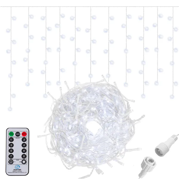 CL0304 ICINIC CURTAIN + REMOTE CONTROL ICINIC CURTAIN + REMOTE CONTROL 300 LED