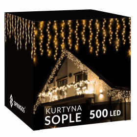 Joulun LED-verhovalot Springos CL0501 500 LED