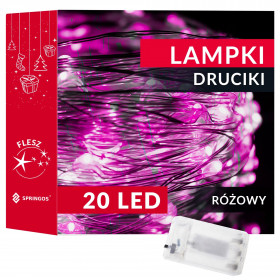 Ziemassvētku lampiņas Springos 20 LED CL0009