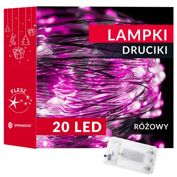 Kalėdinės girliandos Springos 20 LED CL0009