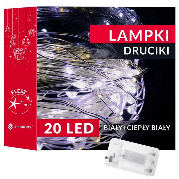 Joulukoristevalot Springos CL0012 20 LED