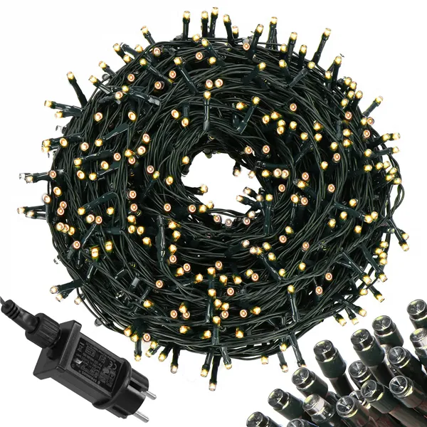 Christmas Garland, 200 LEDs, 12.5 m
