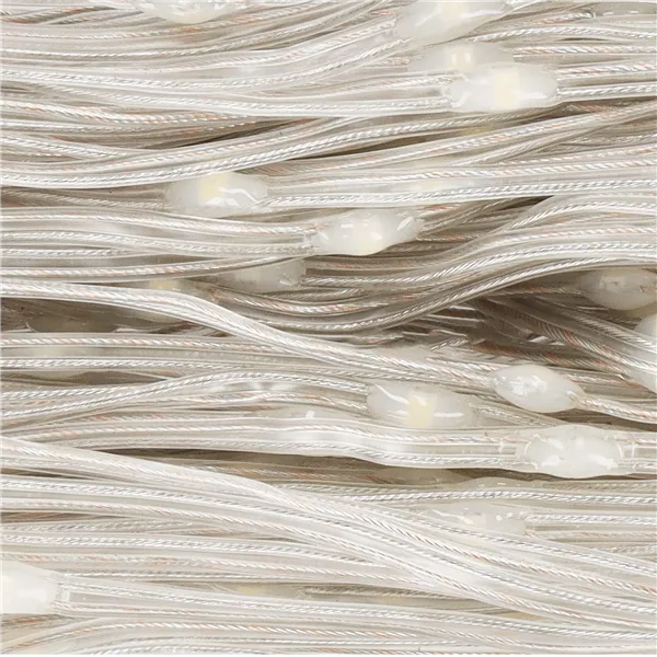 Valoverho Springos CL0335 300 LED, jääpuikot, sisä-/ulkokäyttöön, monivärinen + välkkyvä