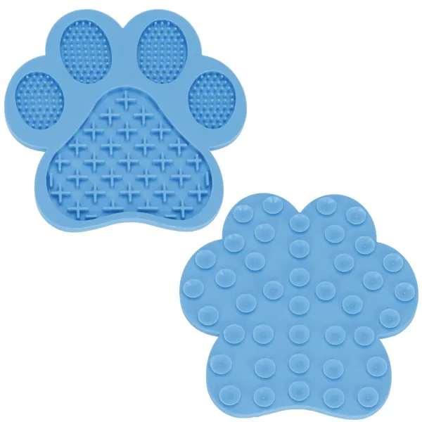 Lick mat for dogs Springos PA1059 anti-stress, blue