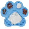 Lick mat for dogs Springos PA1059 anti-stress, blue