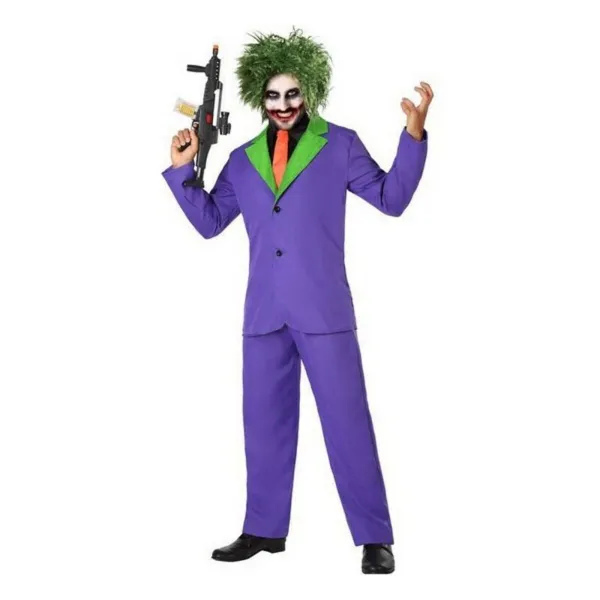 Kostumas suaugusiems Joker Purpurinė Vaikinas-asasinas (3 Dalys)
