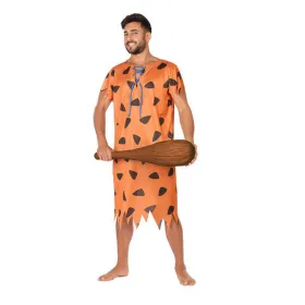 Kostumas suaugusiems Urvinis žmogus Oranžinė (2 Dalys)