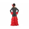 Costume for Adults Flamenca Black Red Spain