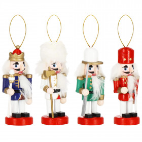 CA1110 CHRISTMAS DECORATION NUTCRACKER 10 CM 4 PCS.