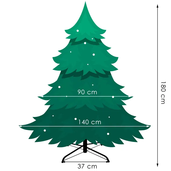 Kalėdinė eglutė CT0148 180 cm