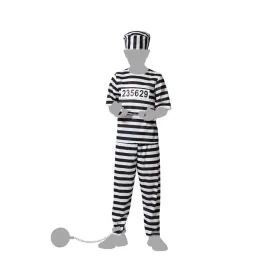 Costume for Children Multicolour Male Prisoner