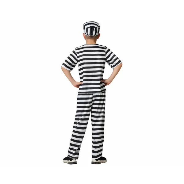 Costume for Children Multicolour Male Prisoner