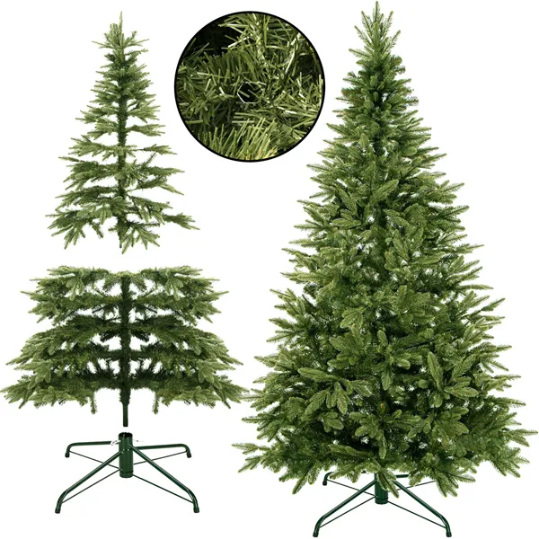 Artificial Christmas tree 220 cm premium, Caucasian spruce PE Christmas tree